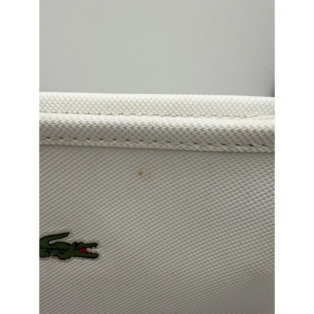 Lacoste Red Wristlet Clutch‎ Bag Alligator